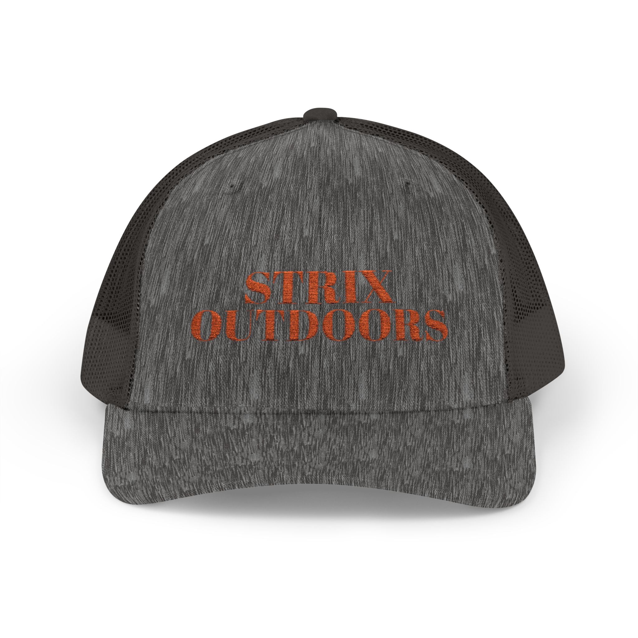 Strix Outdoors Trucker Cap - Camo Logo Snapback Hat for Hunting & Outdoor Enthusiasts