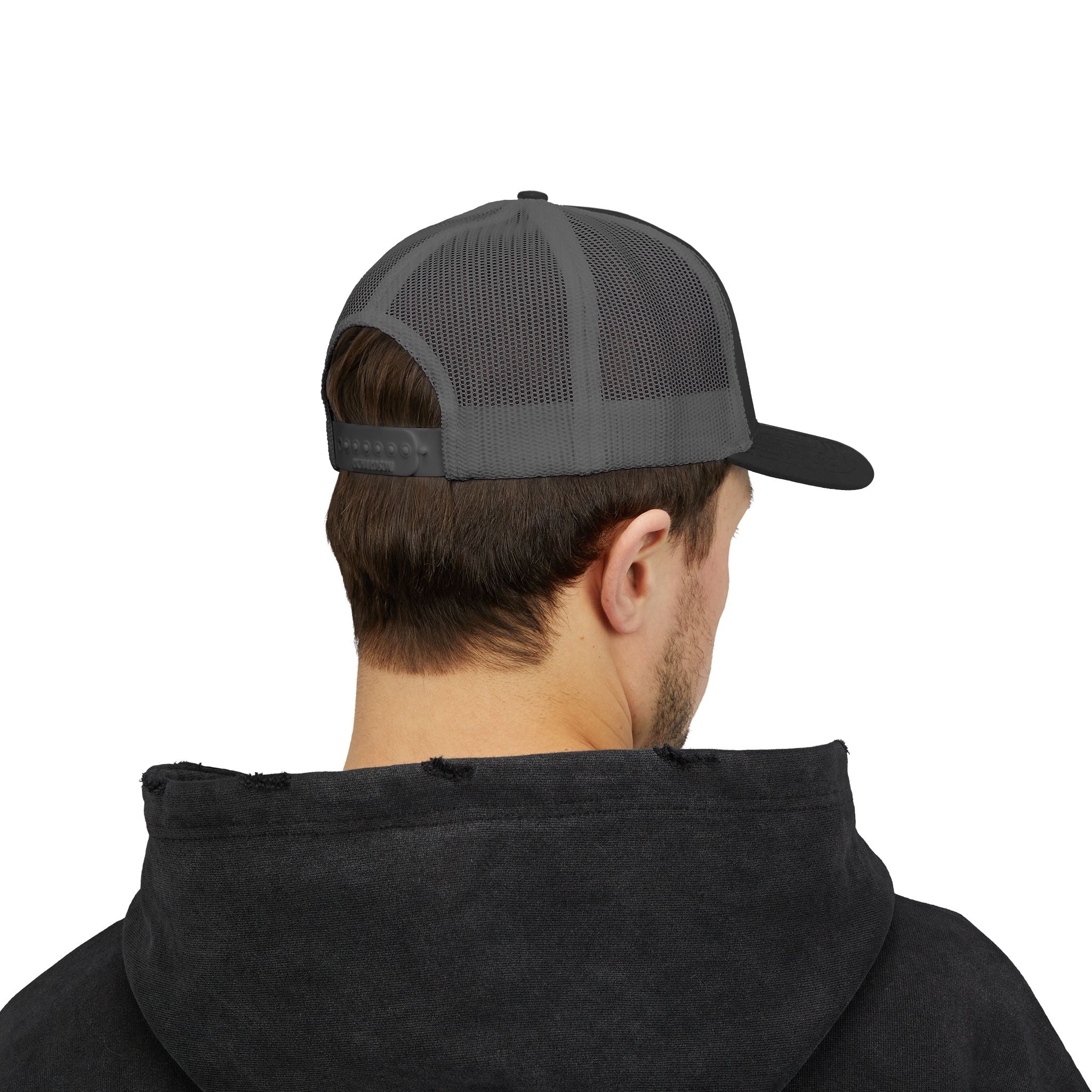 Strix Outdoors Trucker Cap - Camo Logo Snapback Hat for Hunting & Outdoor Enthusiasts