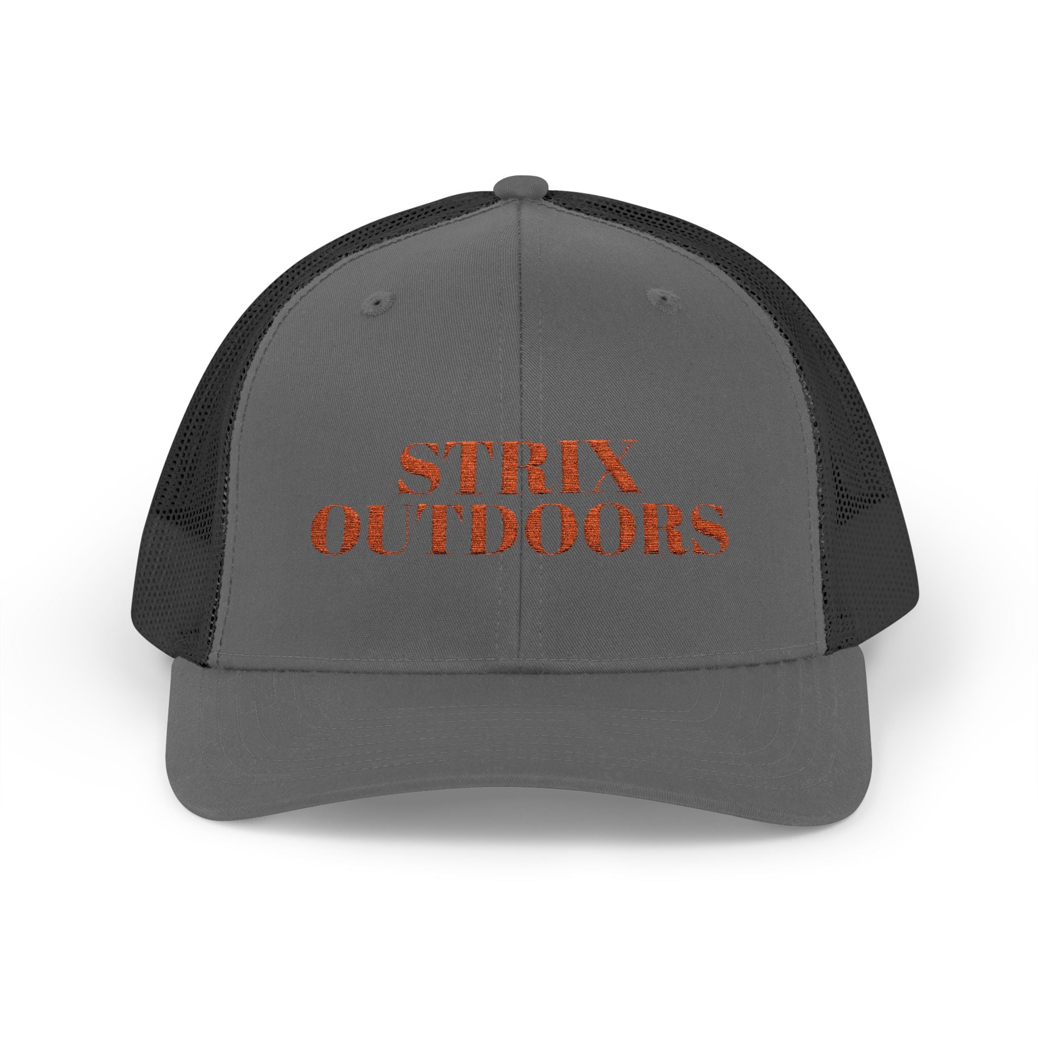 Strix Outdoors Trucker Cap - Camo Logo Snapback Hat for Hunting & Outdoor Enthusiasts