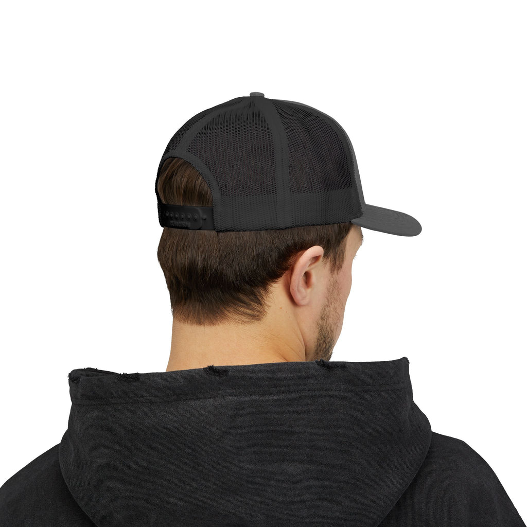 Strix Outdoors Trucker Cap - Camo Logo Snapback Hat for Hunting & Outdoor Enthusiasts