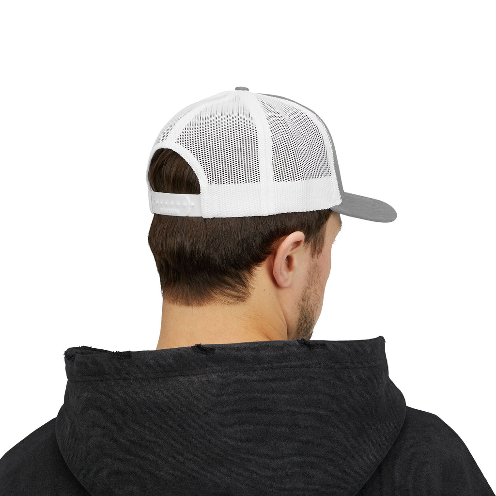 Strix Outdoors Trucker Cap - Camo Logo Snapback Hat for Hunting & Outdoor Enthusiasts