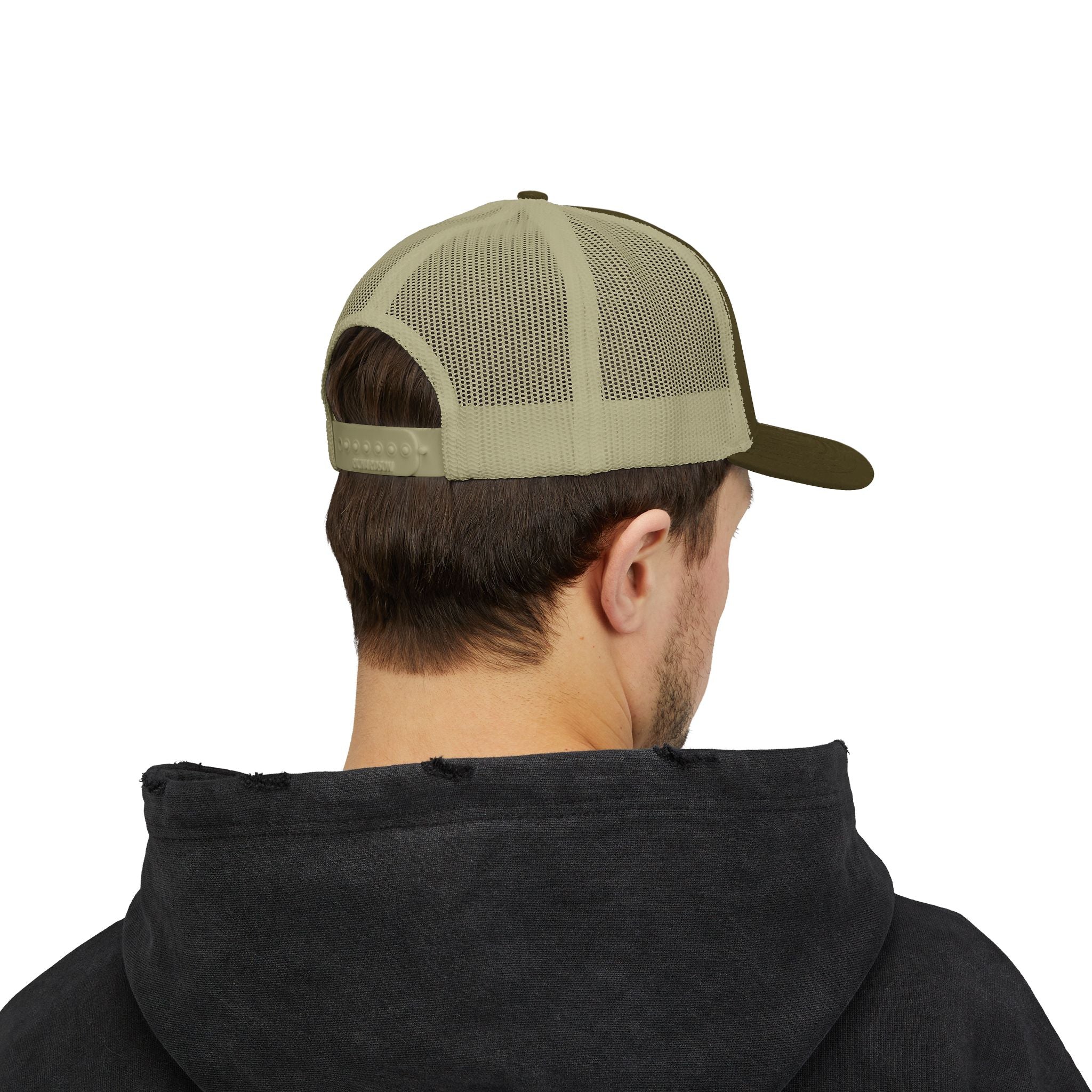 Strix Outdoors Trucker Cap - Camo Logo Snapback Hat for Hunting & Outdoor Enthusiasts